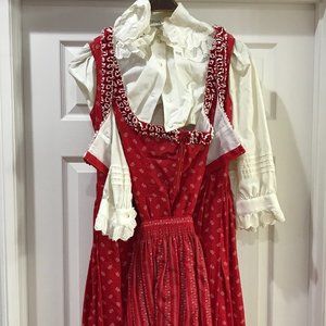 Collection Kraft Vintage Dirndl red/white - size 40